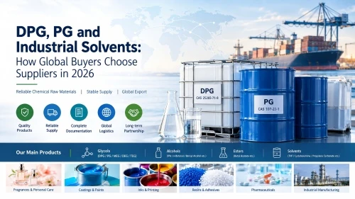 DPG, PG en industriële oplosmiddelen: hoe wereldwijde kopers leveranciers kiezen in 2026